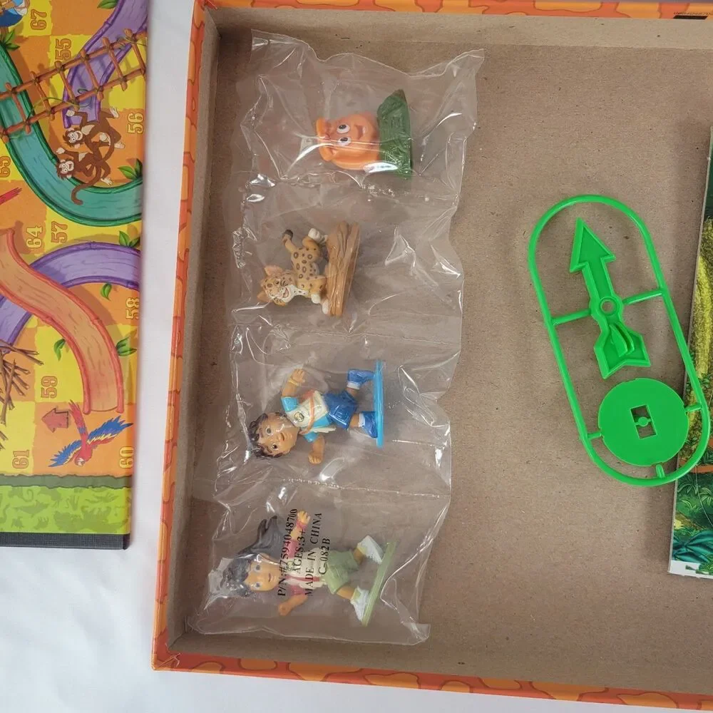 Chutes and Ladders Go Diego Go! Board Game 2007 Nick Jr. Retro Complete New
